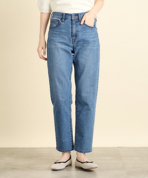 grove（グローブ）の「◆キレイ目見え♪デニムテーパードパンツ（デニムパンツ・レディース・ブルー/ネイビー/ブルー系その他・03/02/01/05/04）」の17枚目の写真