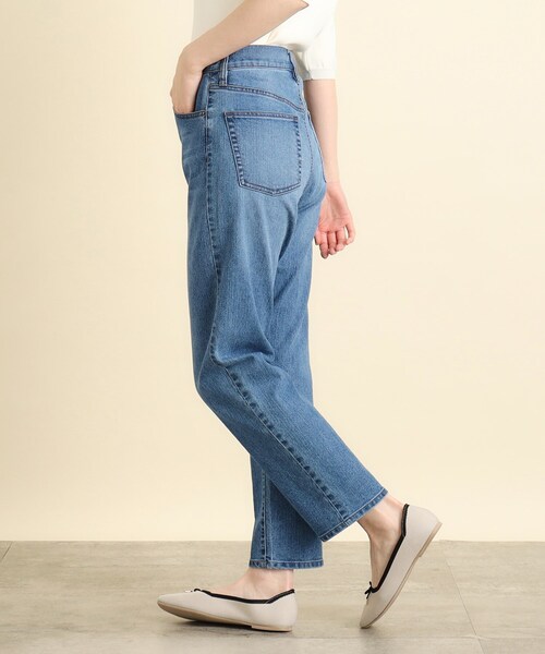 grove（グローブ）の「◆キレイ目見え♪デニムテーパードパンツ（デニムパンツ・レディース・ブルー/ネイビー/ブルー系その他・03/02/01/05/04）」の18枚目の写真