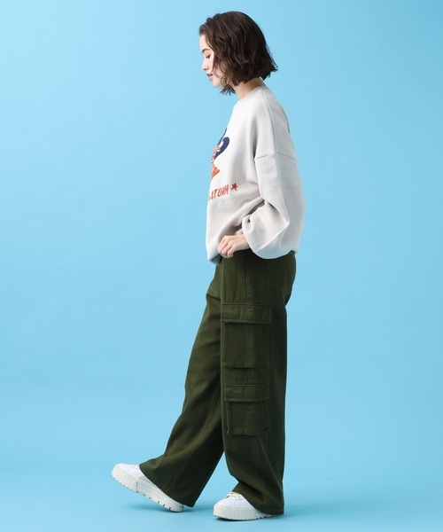 PBLIM(ページボーイリム)の「PBLIM/スペースJQニット(ニット/セーター・レディース・オフホワイト/チャコールグレー/イエロー・FREE)」の16枚目の写真