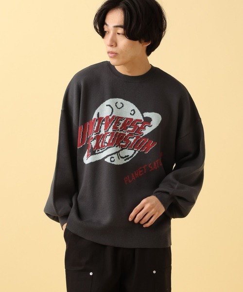 PBLIM(ページボーイリム)の「PBLIM/スペースJQニット(ニット/セーター・レディース・オフホワイト/チャコールグレー/イエロー・FREE)」の20枚目の写真