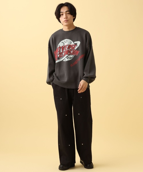 PBLIM(ページボーイリム)の「PBLIM/スペースJQニット(ニット/セーター・レディース・オフホワイト/チャコールグレー/イエロー・FREE)」の13枚目の写真