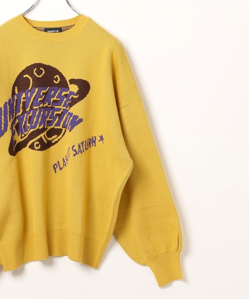 PBLIM(ページボーイリム)の「PBLIM/スペースJQニット(ニット/セーター・レディース・オフホワイト/チャコールグレー/イエロー・FREE)」の22枚目の写真