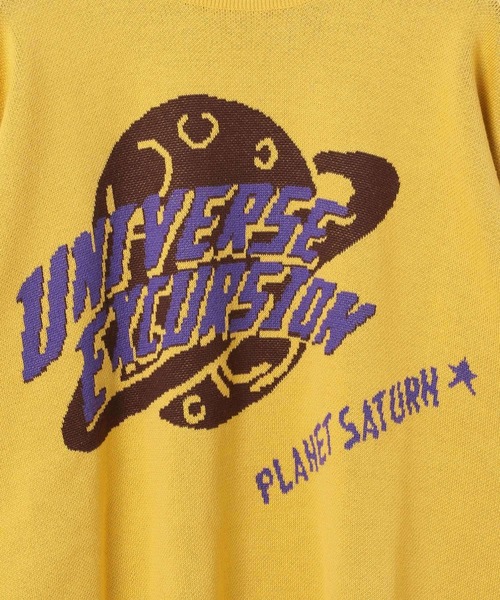 PBLIM(ページボーイリム)の「PBLIM/スペースJQニット(ニット/セーター・レディース・オフホワイト/チャコールグレー/イエロー・FREE)」の15枚目の写真