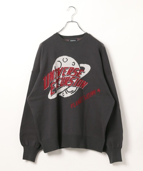 PBLIM(ページボーイリム)の「PBLIM/スペースJQニット(ニット/セーター・レディース・オフホワイト/チャコールグレー/イエロー・FREE)」の11枚目の写真