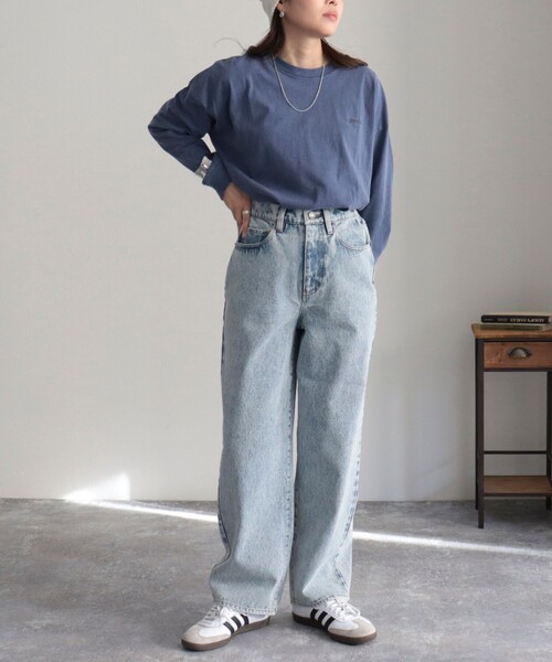 GEVACO(ゲバコ)の「【GEVACO/ゲバコ】ピグメントバックPTロングスリーブT(Tシャツ/カットソー・レディース・オフホワイト/ネイビー/ブラウン/チャコールグレー・38)」の20枚目の写真