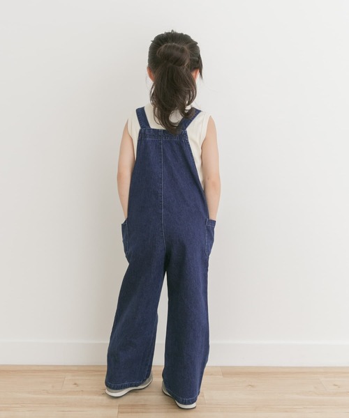 URBAN RESEARCH DOORS（アーバンリサーチドアーズ）の「『親子リンク』ジップオーバーオール(KIDS)（サロペット/オーバーオール・キッズ・ワンウォッシュ/インディゴブルー・105/120/135）」の6枚目の写真