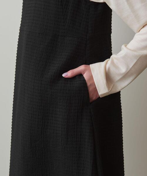 Steven Alan（スティーブンアラン）の「＜Steven Alan＞フリルボーダー タンクトップ ワンピース（ワンピース・レディース・ブラック/ベージュ・M/S）」の10枚目の写真