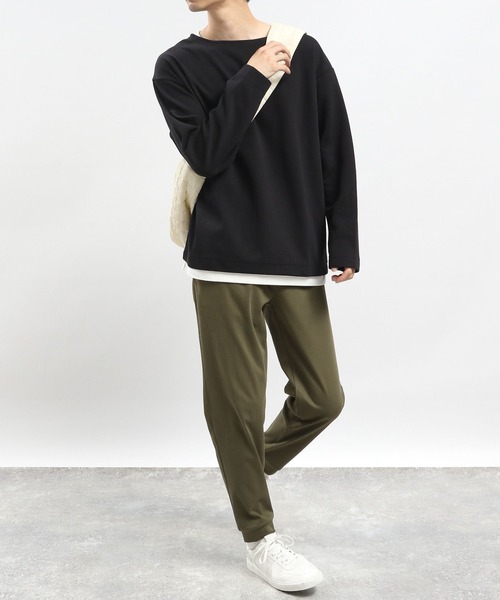 GLOBAL WORK Smile Seed Store（グローバルワーク スマイルシードストア）の「ストレッチツイルジョガーパンツ/976934（その他パンツ・メンズ・カーキ/チャコール/ブラック・LARGE/SMALL/MEDIUM/X-LARGE）」の19枚目の写真