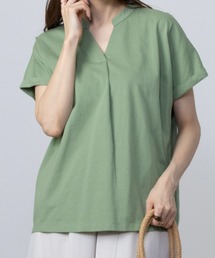 NAVY 抗菌・UVカット・紫外線対策 ベーシックスキッパーTシャツ