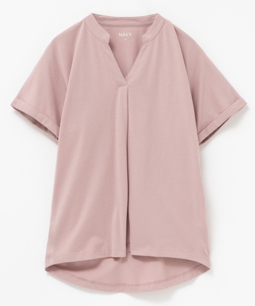 NAVY(ネイビー)の「NAVY 抗菌・UVカット・紫外線対策 ベーシックスキッパーTシャツ(Tシャツ/カットソー・レディース・ホワイト/ブラック/ピンク/グリーン系その他/モカ・L/M/S/XL)」の22枚目の写真