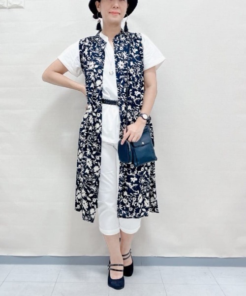 NAVY(ネイビー)の「NAVY 抗菌・UVカット・紫外線対策 ベーシックスキッパーTシャツ(Tシャツ/カットソー・レディース・ホワイト/ブラック/ピンク/グリーン系その他/モカ・L/M/S/XL)」の17枚目の写真