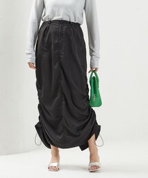FREAK'S STORE | 限定展開　サイド ギャザー ドローコード スカート(スカート)