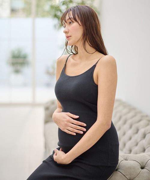 セール】肩紐のびのび 授乳カップ付きバックオープン