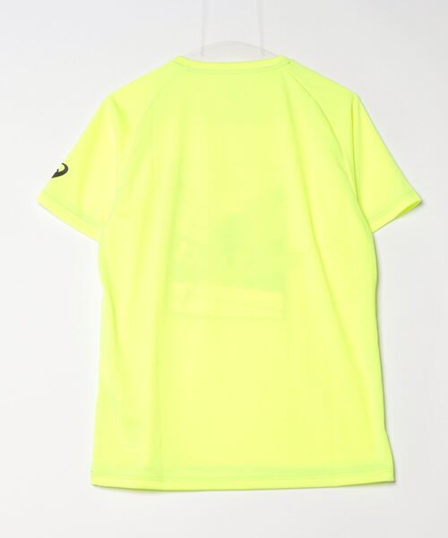ASICS（アシックス）の「アシックス ASICS グラフィックドライ半袖シャツ（Tシャツ/カットソー・メンズ・イエロー・S/M/L/LL）」の2枚目の写真