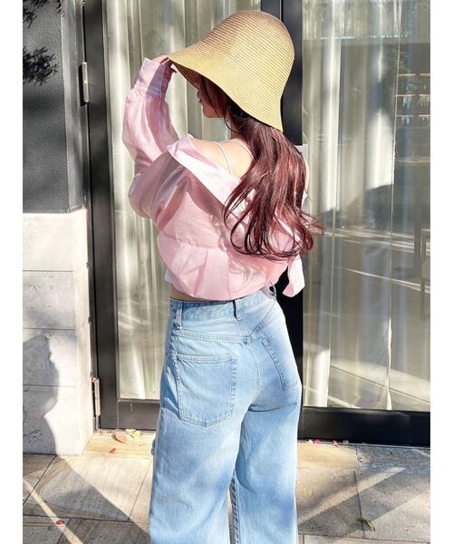 RESEXXY（リゼクシー）の「ペーパーベルハット（ハット・レディース・ブラック/ベージュ・FREE）」の8枚目の写真