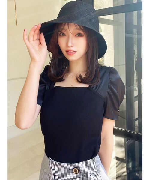 RESEXXY（リゼクシー）の「ペーパーベルハット（ハット・レディース・ブラック/ベージュ・FREE）」の12枚目の写真