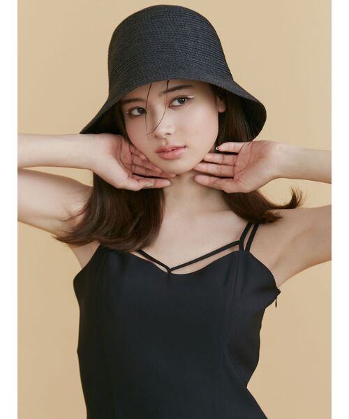 RESEXXY（リゼクシー）の「ペーパーベルハット（ハット・レディース・ブラック/ベージュ・FREE）」の18枚目の写真