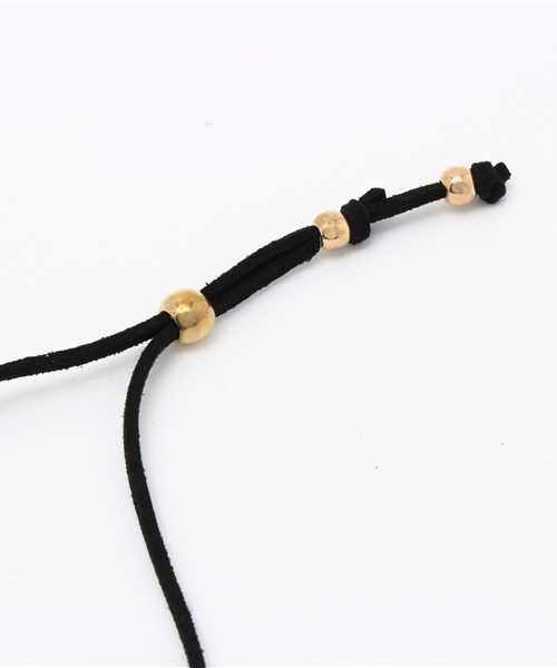 WEGO（ウィゴー）の「WEGO/レザーロングリングネックレス（ネックレス・メンズ・ゴールド/シルバー・FREE）」の6枚目の写真