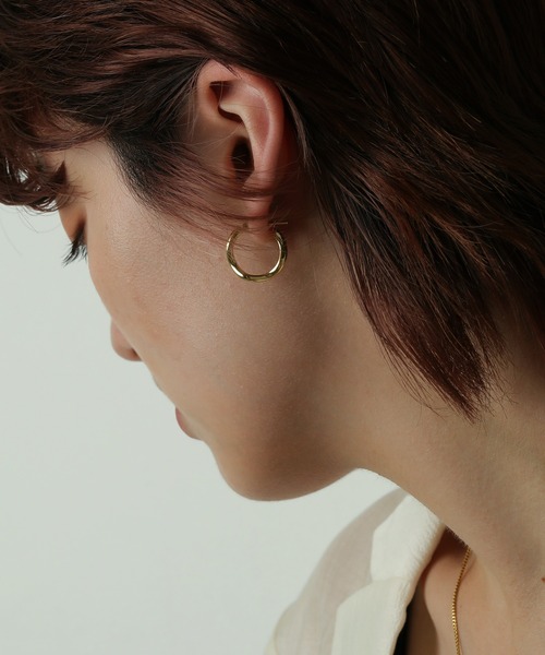☆関送込☆MILLER パヴェフープピアス ミラー パヴェ フープ ピアス（ピアス（両耳用））｜TORY BURCH
