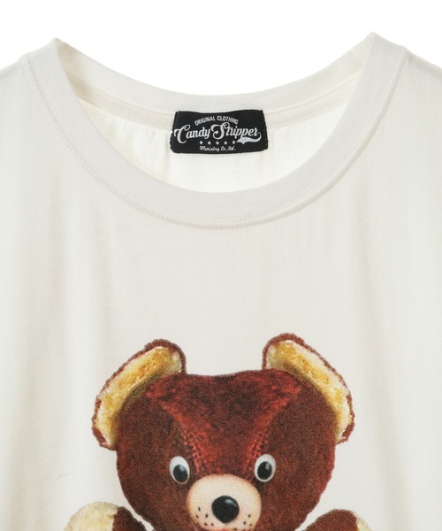 Candy Stripper（キャンディストリッパー）の「HOLD ME BIG Tシャツ（Tシャツ/カットソー・レディース・オフホワイト/ブラック/イエロー・2）」の7枚目の写真