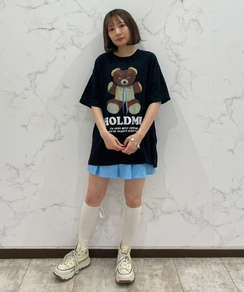Candy Stripper（キャンディストリッパー）の「HOLD ME BIG Tシャツ（Tシャツ/カットソー・レディース・オフホワイト/ブラック/イエロー・2）」の15枚目の写真
