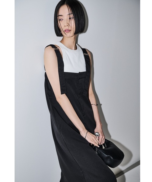 AIC.（エーアイシー）の「パッド付きカットリブショートアメスリタンクトップ（タンクトップ・レディース・ブラック/オフホワイト/チャコールグレー・FREE）」の17枚目の写真