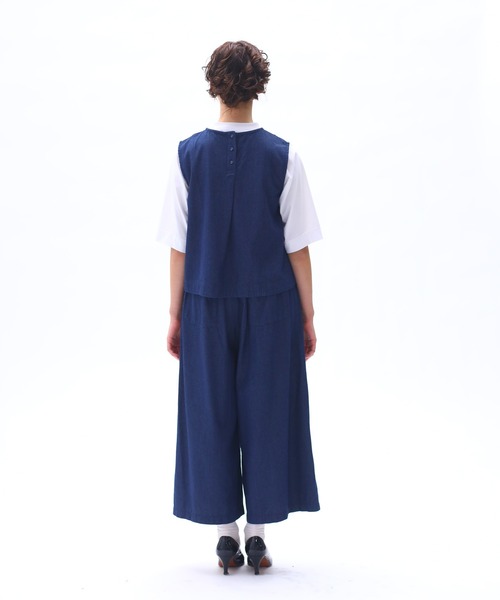 【未使用タグ付き】KELEN (ケレン) ワイドパンツ Kelen パンツ 「KELEN / ケレン」 フリンジチェックワイドパンツ