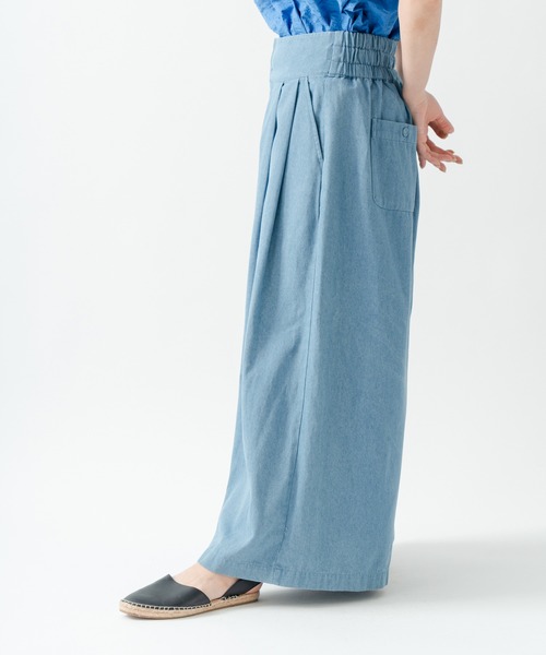 ケレンKELEN ワイドタックパンツ インディゴ 美品 サイズM ケレンKELEN ワイドタックパンツ インディゴ 美品 サイズM