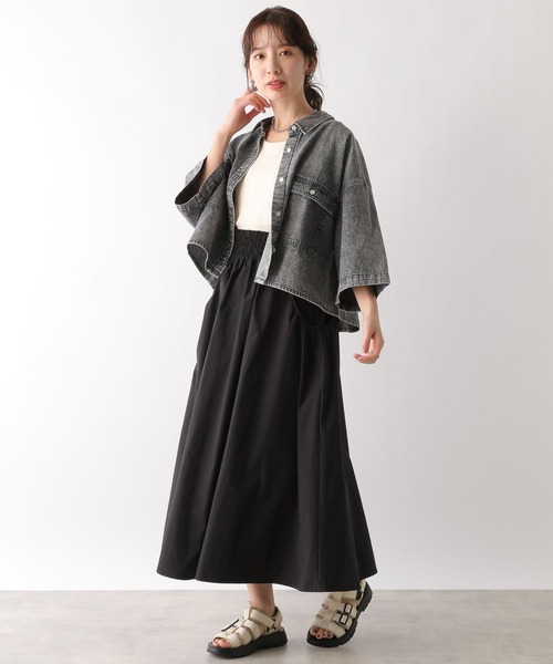 レプシィムLEPSIM ハギハギフレアスカート黒ブラック LEPSIM｜ハギハギフレアスカート | Rakuten Fashion(楽天