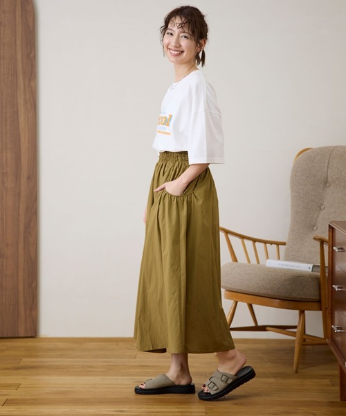 LEPSIM(レプシィム)の「ウエストギャザーフレアスカート 111115(スカート・レディース・アイボリー/ネイビー/カーキ/ブラック・FREE)」の17枚目の写真