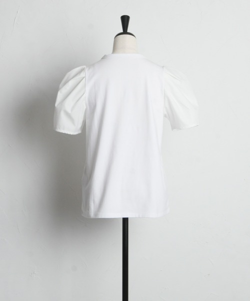 &. NOSTALGIA（アンドドットノスタルジア）の「【ZOZO限定】ドッキングスリーブカットソー（Tシャツ/カットソー・レディース・オフホワイト/ブラック・M）」の17枚目の写真