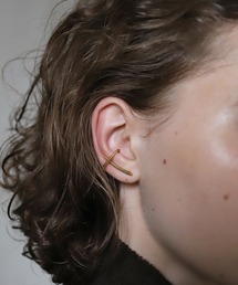 TEN.（テン）の「18KGP エッジフックピアス（ピアス（片耳用））」 - WEAR