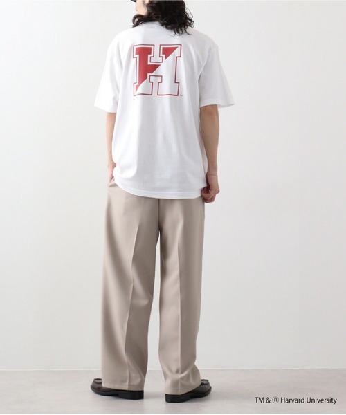 HARVARD(ハーバード)の「HARVARD DOUBLE PRINTED T-SHIRT(Tシャツ/カットソー・メンズ・ホワイト・M/L/XL)」の14枚目の写真