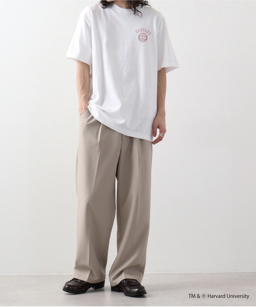 HARVARD プリント Tシャツ グレー デッドストック☆80s USA製 Championチャンピオン HARVARD 五段