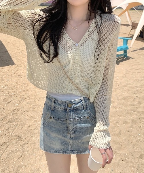 ラビット ブルーフォックス ボレロ ショート丈 M ラビット ブルーフォックス ボレロ ショート丈 M