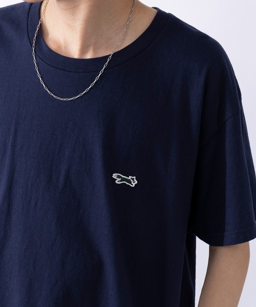 PENNEYS(ぺニーズ)の「【PENNEY'S】The FOX basic crew s/s Tee(Tシャツ/カットソー・メンズ・ホワイト/ブラック/ベージュ/ネイビー/グリーン・M/L/XL)」の5枚目の写真