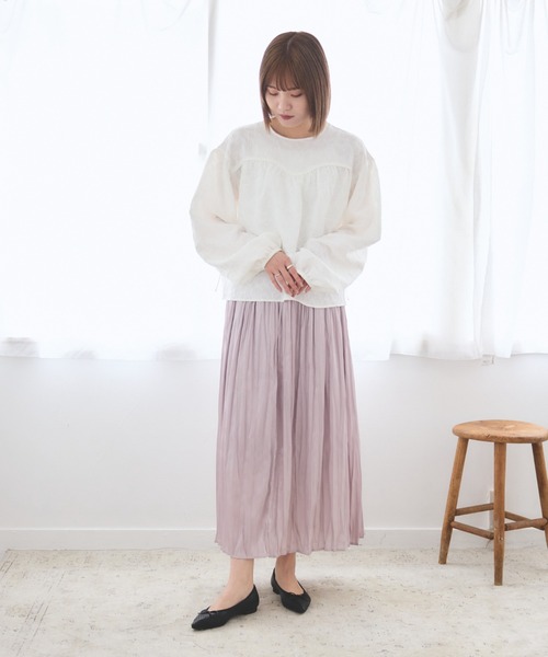 JELLY BEANS(ジェリービーンズ)の「パンチングバレエシューズ【Made in Japan】(125-30330)JELLY BEANS(ジェリービーンズ)(バレエシューズ・レディース・ブラック/プラチナム/シルバー・22.5/24.5/24/23.5/23)」の20枚目の写真
