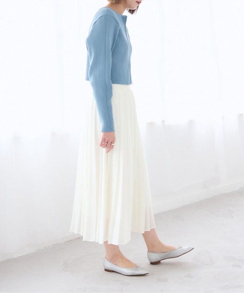 JELLY BEANS(ジェリービーンズ)の「パンチングバレエシューズ【Made in Japan】(125-30330)JELLY BEANS(ジェリービーンズ)(バレエシューズ・レディース・ブラック/プラチナム/シルバー・22.5/24.5/24/23.5/23)」の12枚目の写真
