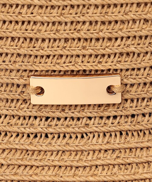 SHIPS（シップス）の「Rmeria:〈UVカット / 手洗い可能〉コットン リボン ペーパー ブレード ハット◇（ハット・レディース・ベージュ/ライトブラウン・ONE SIZE）」の10枚目の写真