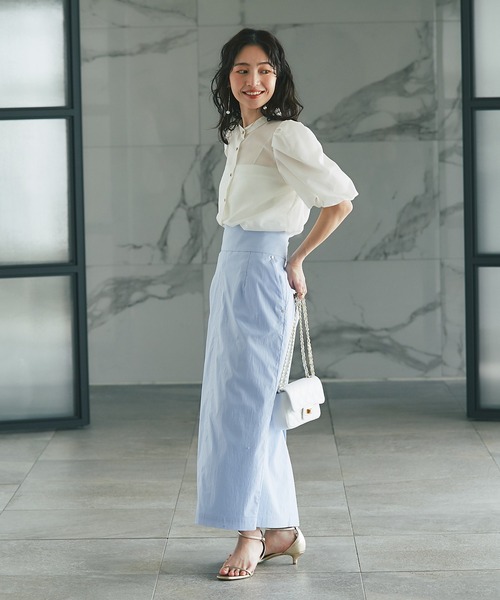 La boutique BonBon コットンナイロンナローマキシスカート　34 La boutique BonBon（ラブティックボンボン）の「コットン