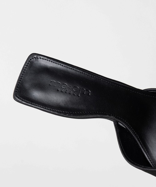 me+em select(ミームセレクト)の「【 2color 】サテンリボンポインテッドトゥバレエコアミュール / satin ribbon pointed toe ballet core mules(パンプス・レディース・アイボリー/ブラック・36/37/38/39)」の18枚目の写真