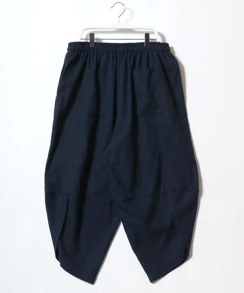 Salong hameu（サロン ハミュー）の「麻・楊柳アラジンパンツ/サルエルパンツ/クロップドパンツ メンズ レディース（その他パンツ・メンズ・グリーン/ブラック/ネイビー/ベージュ・LL/L/M）」の12枚目の写真