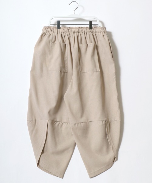 Salong hameu（サロン ハミュー）の「麻・楊柳アラジンパンツ/サルエルパンツ/クロップドパンツ メンズ レディース（その他パンツ・メンズ・グリーン/ブラック/ネイビー/ベージュ・LL/L/M）」の8枚目の写真