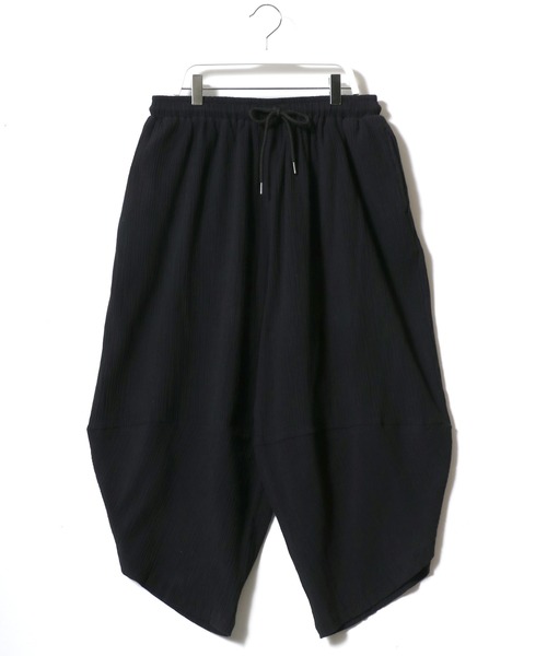 Salong hameu（サロン ハミュー）の「麻・楊柳アラジンパンツ/サルエルパンツ/クロップドパンツ メンズ レディース（その他パンツ・メンズ・グリーン/ブラック/ネイビー/ベージュ・LL/L/M）」の5枚目の写真