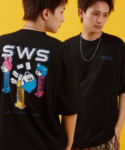 SIDEWAY STANCE(サイドウェイスタンス)の「【SIDEWAY STANCE】オリジナル グラフィック プリント 半袖Tシャツ(Tシャツ/カットソー・メンズ・ホワイト系3/ホワイト系/ブラック/レッド系1/ホワイト系1/グレー/グレー系/ブラック系/レッド系3/グレー系3/ブラック系3/ホワイト/レッド/グレー系1/ブラック系1/ホワイト系4/レッド系4/ブラック系4/ブラック系2/ホワイト系2/グレー系2/レッド系2/パープル系/ホワイト系6/レッド系6/ホワイト系5/ブラック系5/グレー系5/ブラック系6/ホワイト系7/ブラック系7/パープル系7・MEDIUM/SMALL/X-LARGE/LARGE)」の11枚目の写真