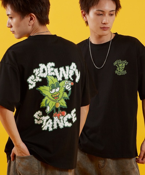 SIDEWAY STANCE(サイドウェイスタンス)の「【SIDEWAY STANCE】オリジナル グラフィック プリント 半袖Tシャツ(Tシャツ/カットソー・メンズ・ホワイト系3/ホワイト系/ブラック/レッド系1/ホワイト系1/グレー/グレー系/ブラック系/レッド系3/グレー系3/ブラック系3/ホワイト/レッド/グレー系1/ブラック系1/ホワイト系4/レッド系4/ブラック系4/ブラック系2/ホワイト系2/グレー系2/レッド系2/パープル系/ホワイト系6/レッド系6/ホワイト系5/ブラック系5/グレー系5/ブラック系6/ホワイト系7/ブラック系7/パープル系7・MEDIUM/SMALL/X-LARGE/LARGE)」の14枚目の写真