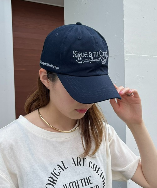 CIAOPANIC TYPY(チャオパニックティピー)の「ロゴ刺繍CAP(キャップ・レディース・オフホワイト/ネイビー/ブルー/グリーン・ONE SIZE)」の16枚目の写真