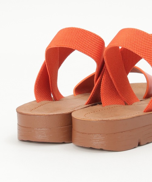 ikka(イッカ)の「軽量ラバーベルトサンダル(サンダル・レディース・ブラック/ベージュ/オリーブ/オレンジ/ホワイト・M/L)」の10枚目の写真