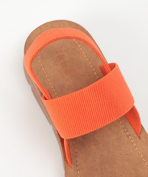 ikka(イッカ)の「軽量ラバーベルトサンダル(サンダル・レディース・ブラック/ベージュ/オリーブ/オレンジ/ホワイト・M/L)」の9枚目の写真