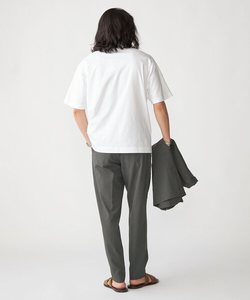 SHIPS(シップス)の「SHIPS: ハイゲージ クルーネック ポンチ Tシャツ(Tシャツ/カットソー・メンズ・ホワイト/ネイビー/ダークブラウン/ブルー系その他/コバルトブルー/グレー・SMALL/MEDIUM/LARGE/X-LARGE)」の13枚目の写真